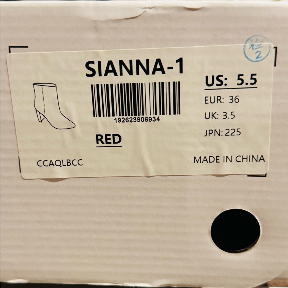 Dream Pairs Red Heeled Boots